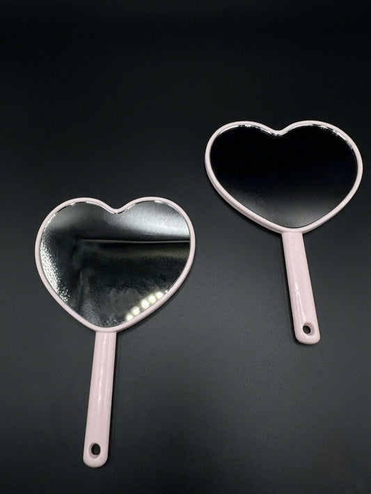 MINI HEART HANDHELD MIRROR