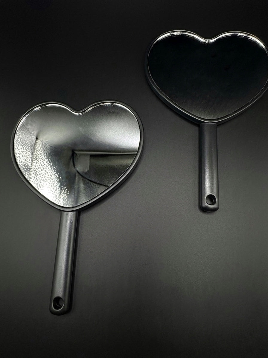 MINI HEART HANDHELD MIRROR