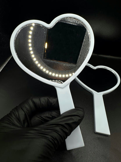 HEART HANDHELD MIRROR