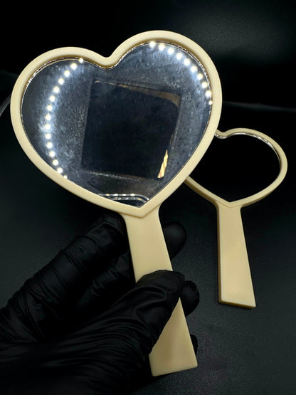 HEART HANDHELD MIRROR