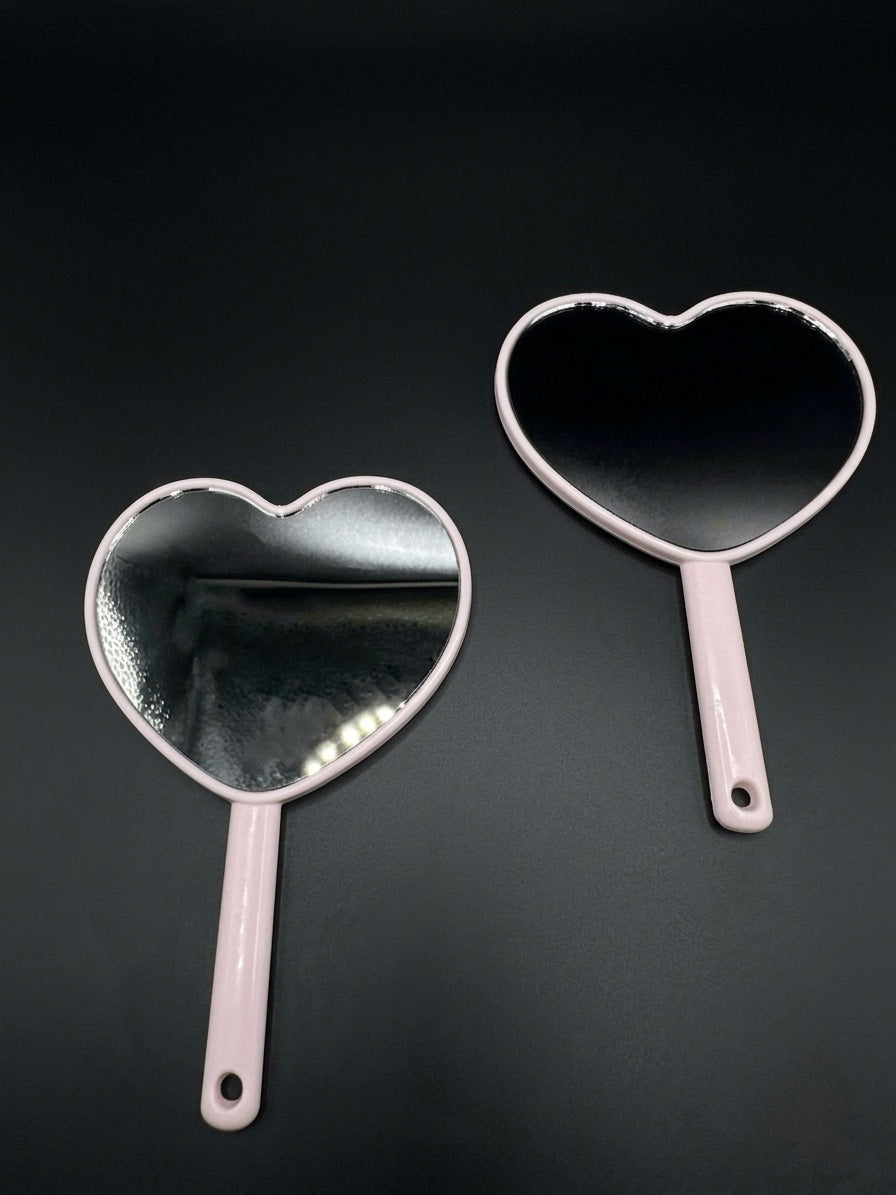 MINI HEART HANDHELD MIRROR