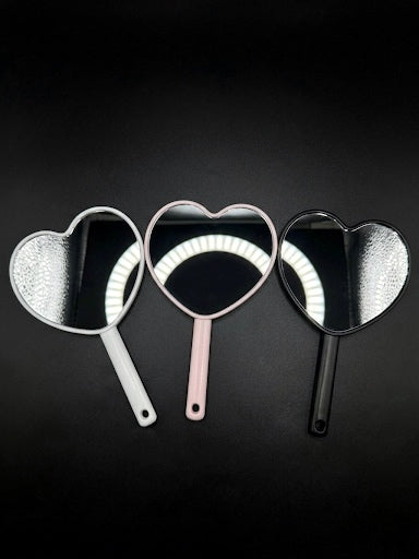 MINI HEART HANDHELD MIRROR