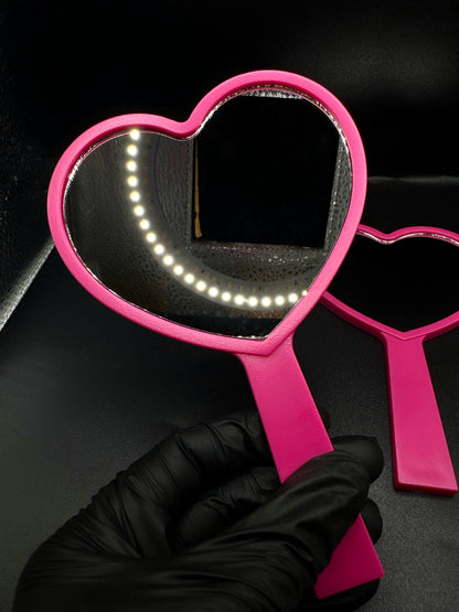 HEART HANDHELD MIRROR