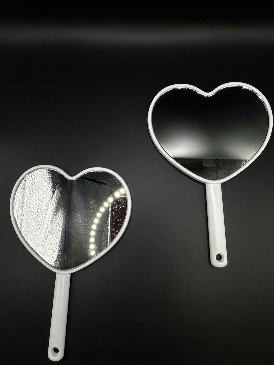 MINI HEART HANDHELD MIRROR