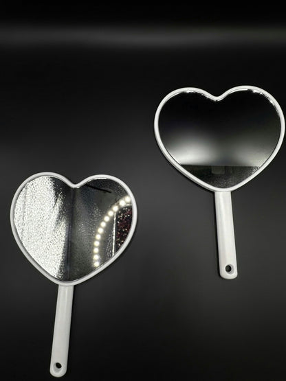 MINI HEART HANDHELD MIRROR